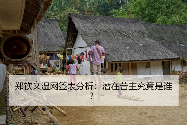 郑钦文温网签表分析：潜在苦主究竟是谁？
